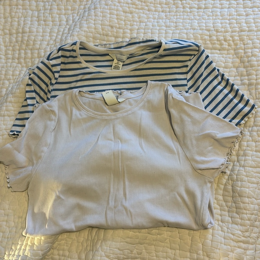Bundle of two H&M maternity tops
